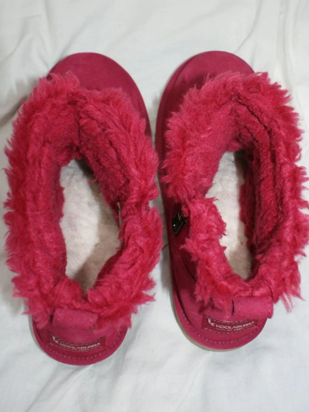 Koolaburra by Ugg Raspberry Pink Short Shearling Boot - SIZE 8 - LIKE NEW